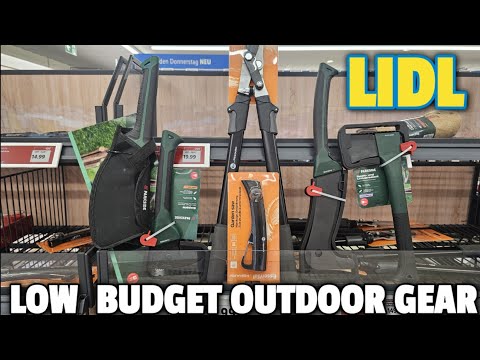 🇩🇪  LOW BUDGET Outdoor Gear bei LIDL : Machete, Äxte, Hippe, Sappeli etc 🇩🇪