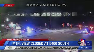 Traffic Alert: Mountain View Corridor closed near 5400 South after rollover crash