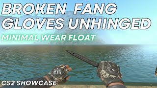 Broken Fang Gloves Unhinged (Minimal Wear) | CS2 Skin Showcase #1154