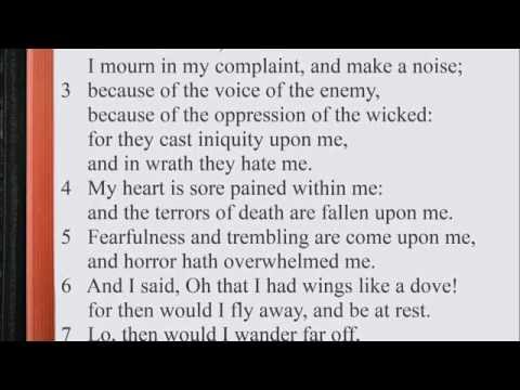 Psalm 55:1-23 ♩♫ KJV Scripture Song, Full Chapter