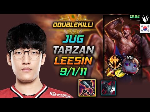 Lee Sin Jungle Build Tarzan Goredrinker Conqueror - LOL KR Challenger Patch 13.24