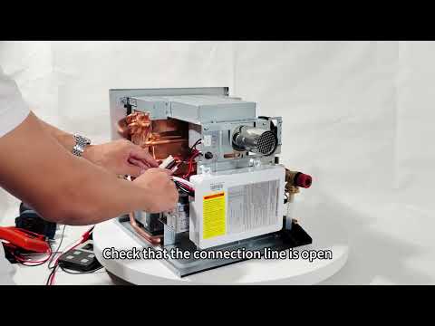 Fogatti RV Tankless Water Heater Check if there is no display on the remote control after startup