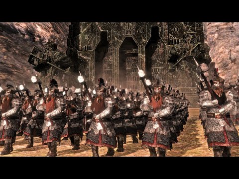 Dwarven Alliance Vs Azog's Dol Guldur Orcs | 19,000 Unit Lord of the Ring Cinematic battle