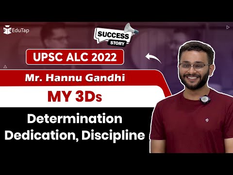 UPSC ALC Topper Interview | UPSC ALC Preparation Strategy | How To Crack UPSC ALC | EduTap Guidance