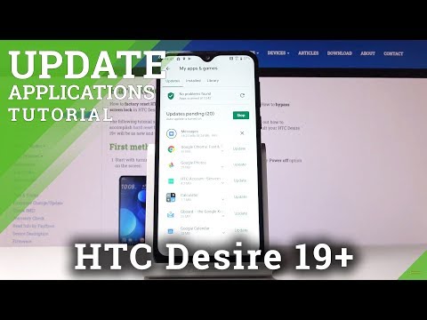 How to Update Apps in HTC Desire 19+ – Download Updates