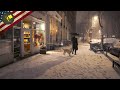 Magical Winter Night Walk In Brooklyn Heights Heavy Snow NYC Walking Tour 4K