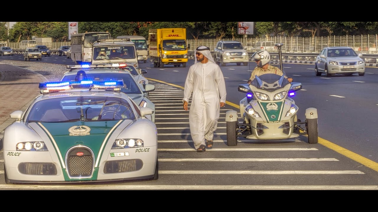 يوم لاينسى مع أسطول سيارات شرطة دبي الخارقة Full Day with Dubai Police Super Cars
