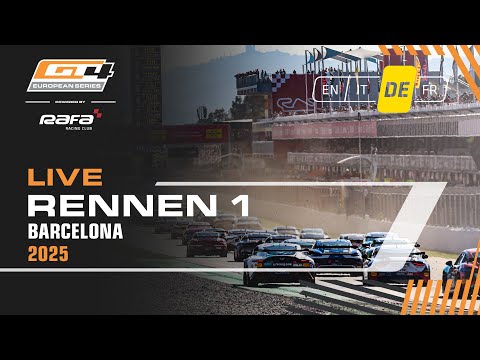LIVE I Rennen 1 I Barcelona I GT4 European Series pwd by RAFA Racing Club 2025 (Deutsch)