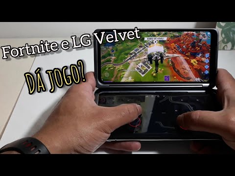 Jogando Fortnite no LG Velvet. Dá jogo?