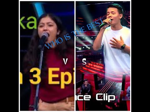 Ram Limbu VS Neha Rika "Ma sansar Jitney"   The Voice of Nepal Season 2 and 3