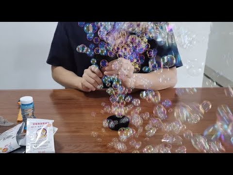Gatling Gun Bubble Machine Review 2021 - Cool Toys & Gift for Kid