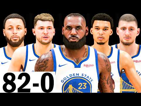 My First 82-0 Rebuild Challenge of NBA2K26