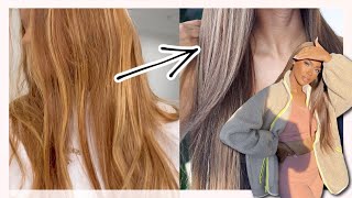 How To Transform Brassy Hair Into ASH BRONDE 🤍 Yolissa Hair