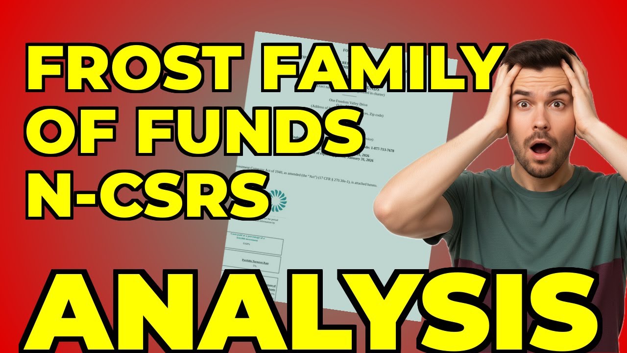 Frost Family of Funds: My Take on Their Latest SEC Filing