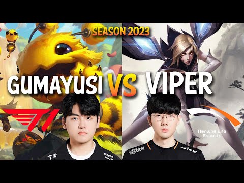 T1 Gumayusi vs HLE Viper - Gumayusi KOG'MAW vs Viper KAI'SA ADC - Patch 13.15 KR Ranked