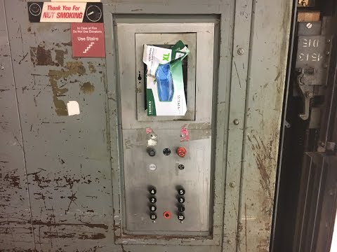 EPIC Old Otis Traction Freight Elevator - at A Hospital