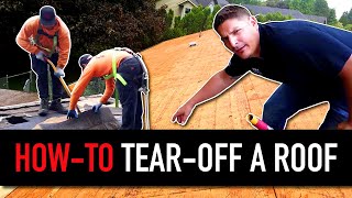 How to tear off a roof - DIY roofing