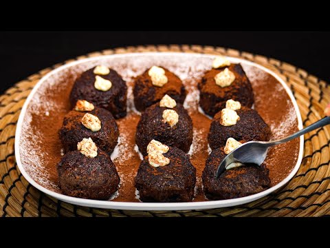 Easy cocoa and condensed milk dessert! No gelatin!