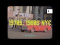 1970s 1980s New York City Early Morning Commuters Fire Truck