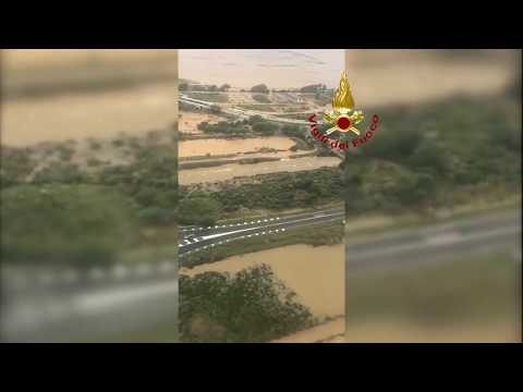 Alluvione SS195 Sulcitana