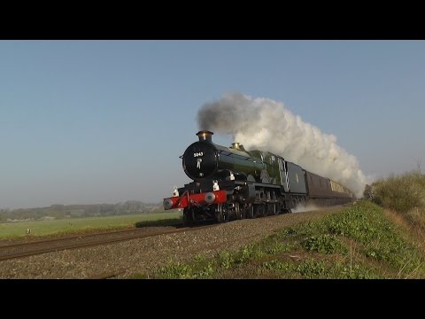 5043 Earl of Mount Edgcumbe hauling The Moonraker - 08/04/2017