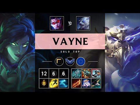 Vayne Top vs Volibear: Rampage - EUW Diamond Patch 25.S1.1