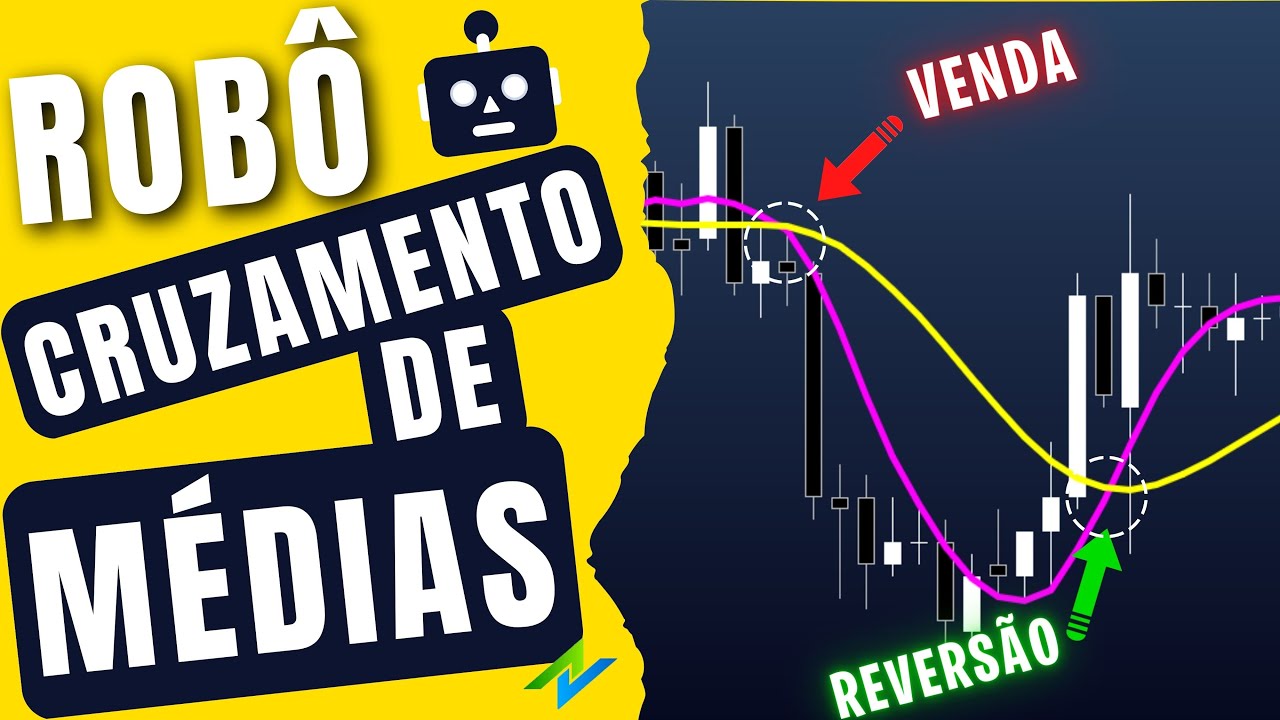 Como Criar um Robô Cruzamento de médias (VÁRIOS TIPOS) com Reversão de Mão [Passo à Passo] no Profit