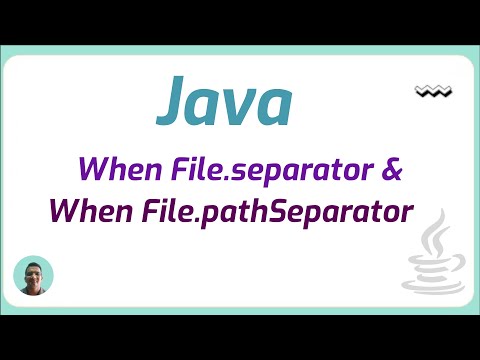 When Should I Use File Separator And When File Pathseparator In Java Java Programming