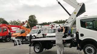 Nacelă pe camion Nissan Cabstar 35.12 de vânzare - Imagine 4 | Machineryline RO Nacelă pe camion Nissan Cabstar 35.12 | Imagine 4 - Machineryline