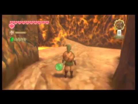 Getting to Volcano Summit in Eldin Volcano - The Legend of Zelda: Skyward Sword Walkthrough