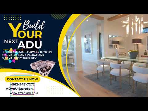 Build Your Next ADU! (accessory dwelling unit/Junior ADU/ Garage-Conversion)