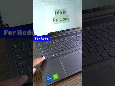 Undo and Redo #computertips #learncomputer #shorts