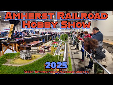 America's Largest Model Train Show is Back! The 2025 Amherst Railroad Hobby Show. It's Huge!