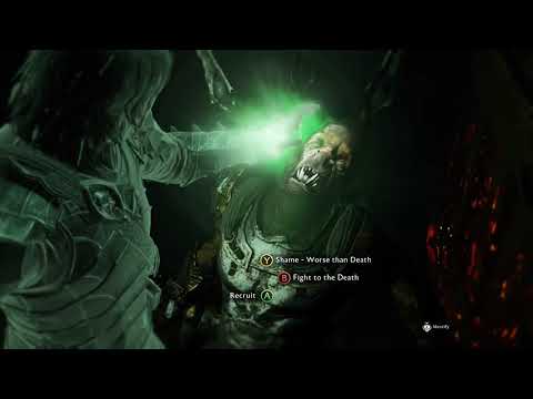 Shadow Of War - Turning An Orc Captin Deranged