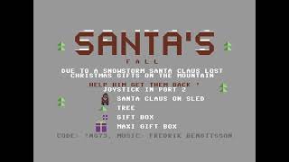 Commodore 64 =+ Santa's Fall += New game - MERRY CHRISTMAS 2022