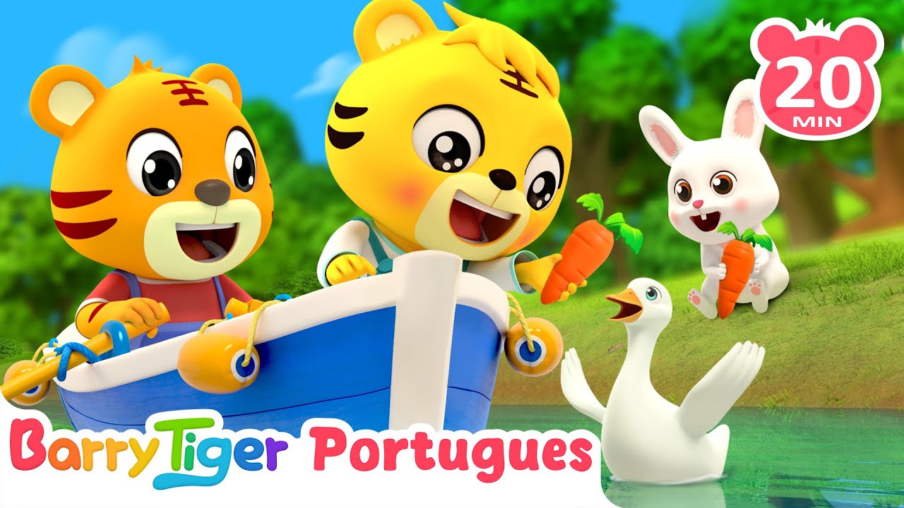 Rema Rema o Seu Barquinho | Clássicos infantis & Canções Infantis | BarryTiger BabyTiger