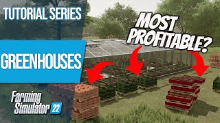 MOST PROFITABLE Greenhouse Crop? | Farming Simulator 22 | Tutorial Series