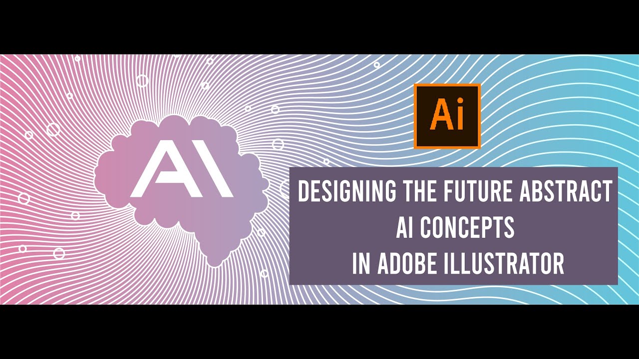 Designing the Future Abstract AI Concepts in Adobe Illustrator #adobeillustrator  #digitalart