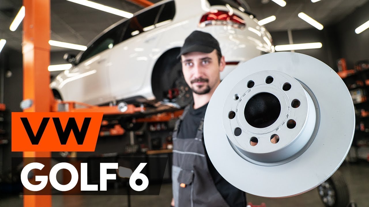 Ako vymeniť zadné brzdové kotúče na VW Golf 6 – návod na výmenu