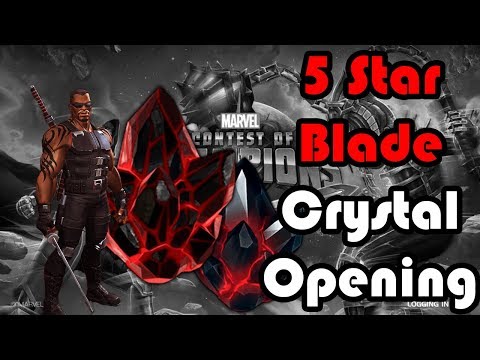 Crystal Poppin' Ep. 10: Nightstalker & 5 Star Blade Crystal  | Marvel Contest of Champions
