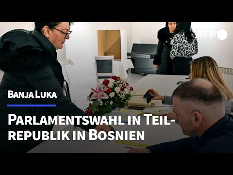 Vorgezogene Präsidentschaftswahl in serbischer Teilrepublik in Bosnien | AFP