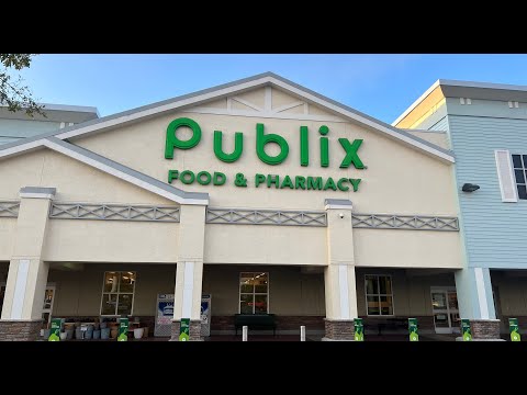 Fazendo um tour pelas mercearias Publix na Flórida | O que Publix tem a oferecer | Mercearias na Flórida