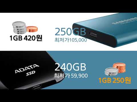 ADATA SC680 SSD 성능 테스트 비교 (삼성 T5)