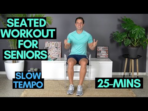 25 Minute, Slow Tempo, Seated Workout For Seniors | Beginner | More Life Health