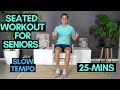 25 Minute, Slow Tempo, Seated Workout For Seniors | Beginner | More Life Health