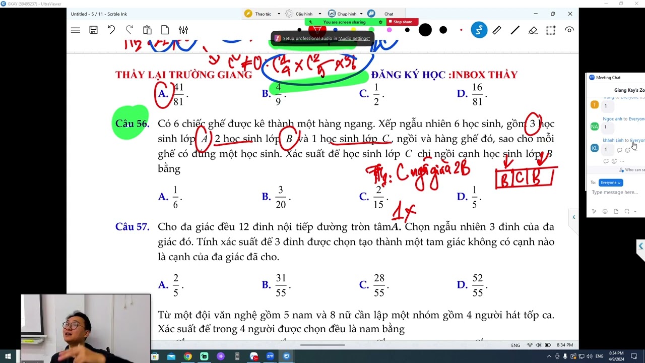 TỔNG ÔN XÁC SUẤT BUỔI 2