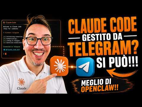 Come collegare Claude Code a Telegram in pochi minuti ( Tutorial Veloce)
