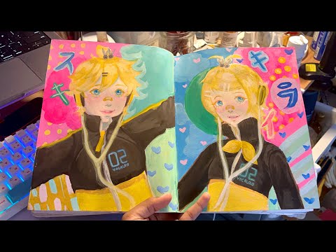 the second sketchbook tour!! || sketchbook #11
