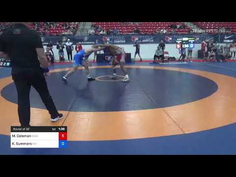 86 Kg Round Of 32 - Marcus Coleman, Iowa Vs Kyle Summers, Missouri 4673