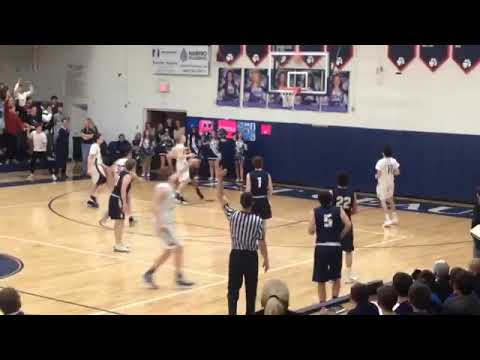 Josh Irwin drains a 3-pointer at the buzzer